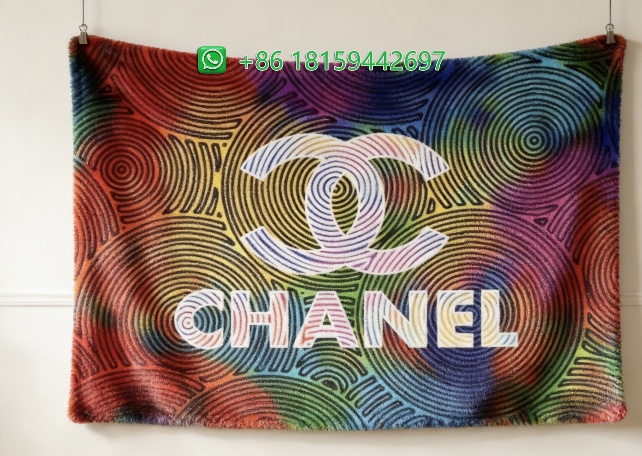 Chanel Throw Blankets